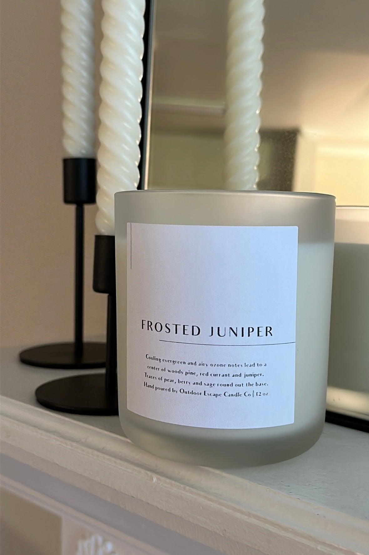Frosted Juniper Candle